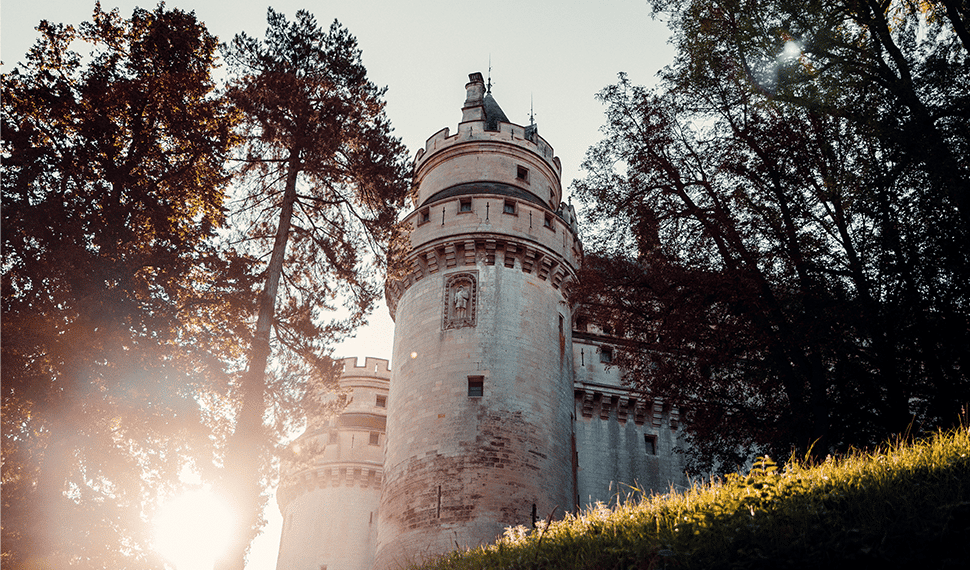 Château de Pierrefonds vue sur une tour