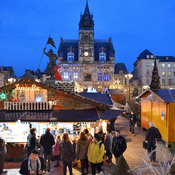 Marché de Noël à Compiègne