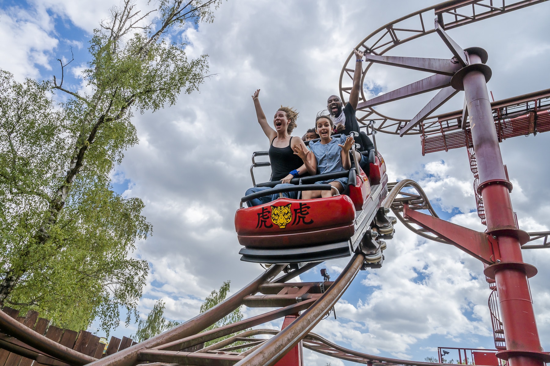 vacances de pâques dans l'oise montagnes russes